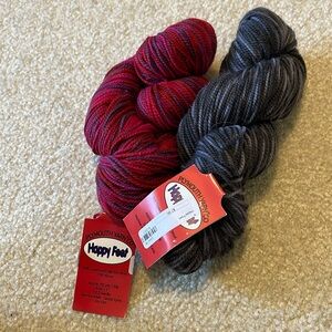 NWT 2 skeins Plymouth Yarn Happy Feet